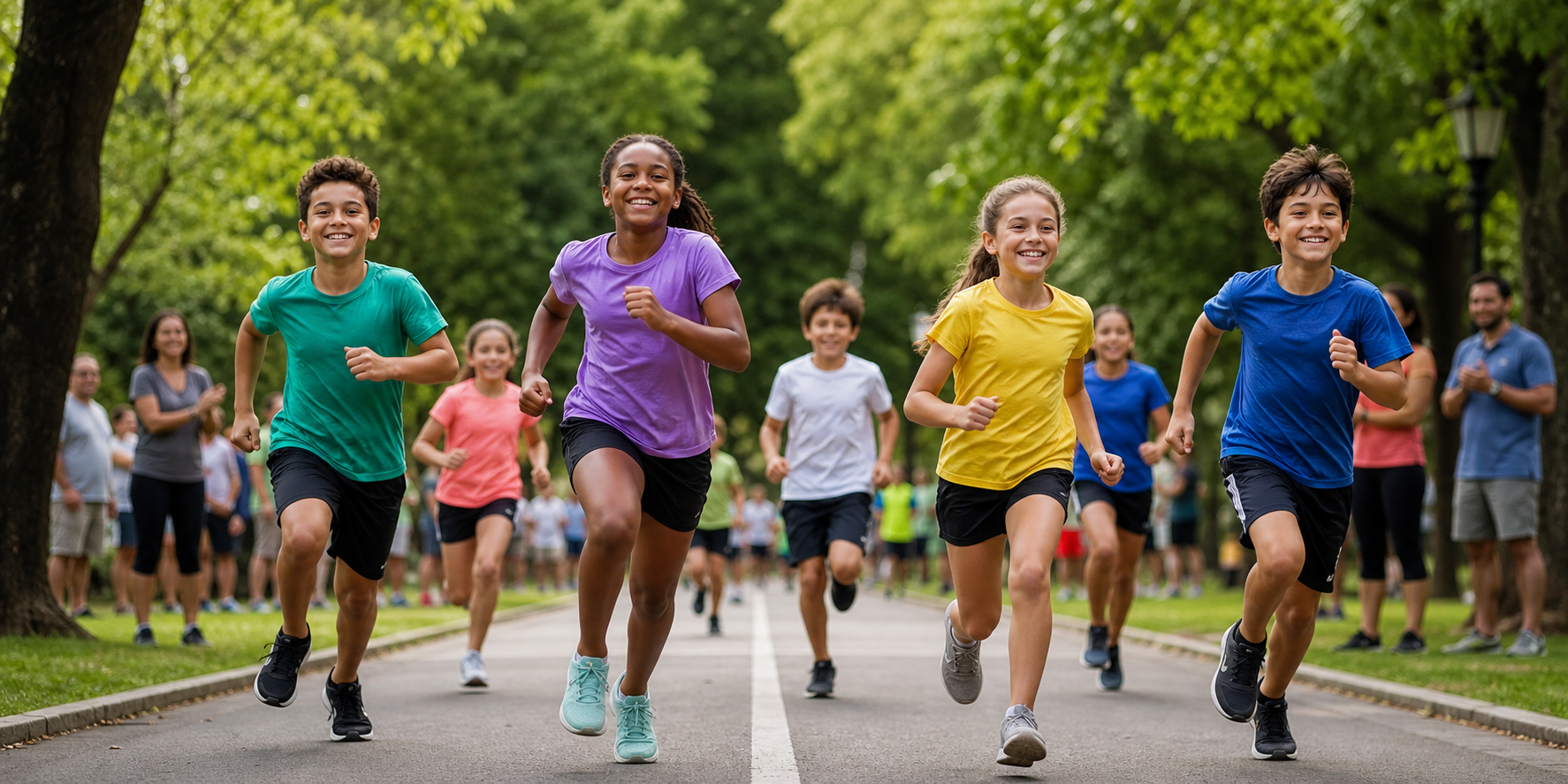 Atletas na ZIP Kids Sprint
